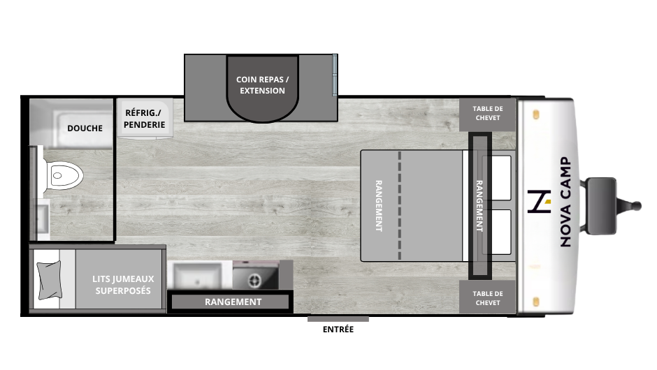 Roulotte Nova Camp 211BHS
