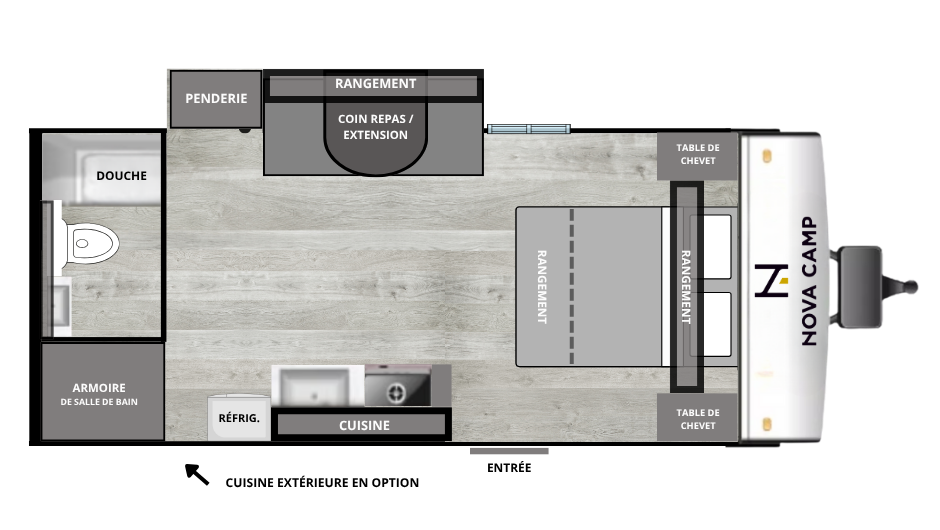 Roulotte Nova Camp 23RBS